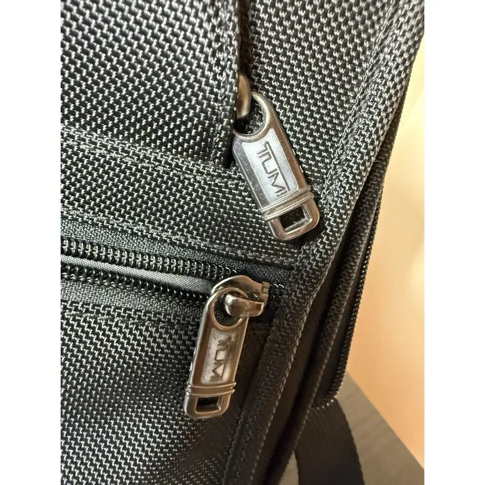 Tumi Alpha 22121D4 Ballistic Nylon Expandable Laptop Briefcase Carry On Bag